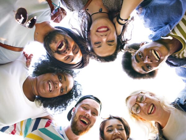 Diverse friends / students shoot